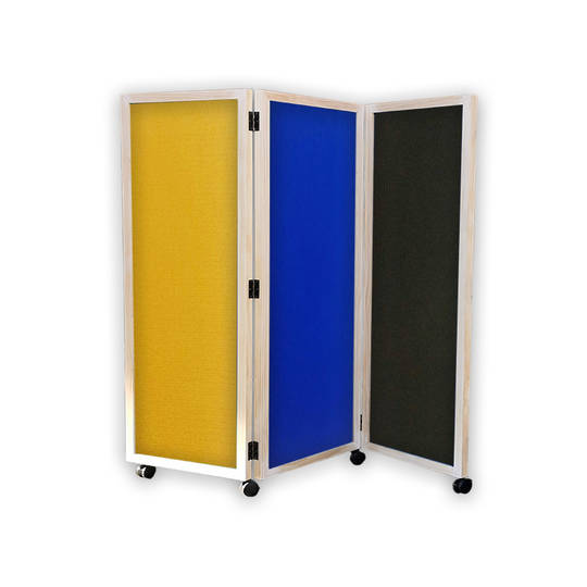 MOBILE DISPLAY SCREEN-CONCERTINA | 3 Sections | Brushed Fabric